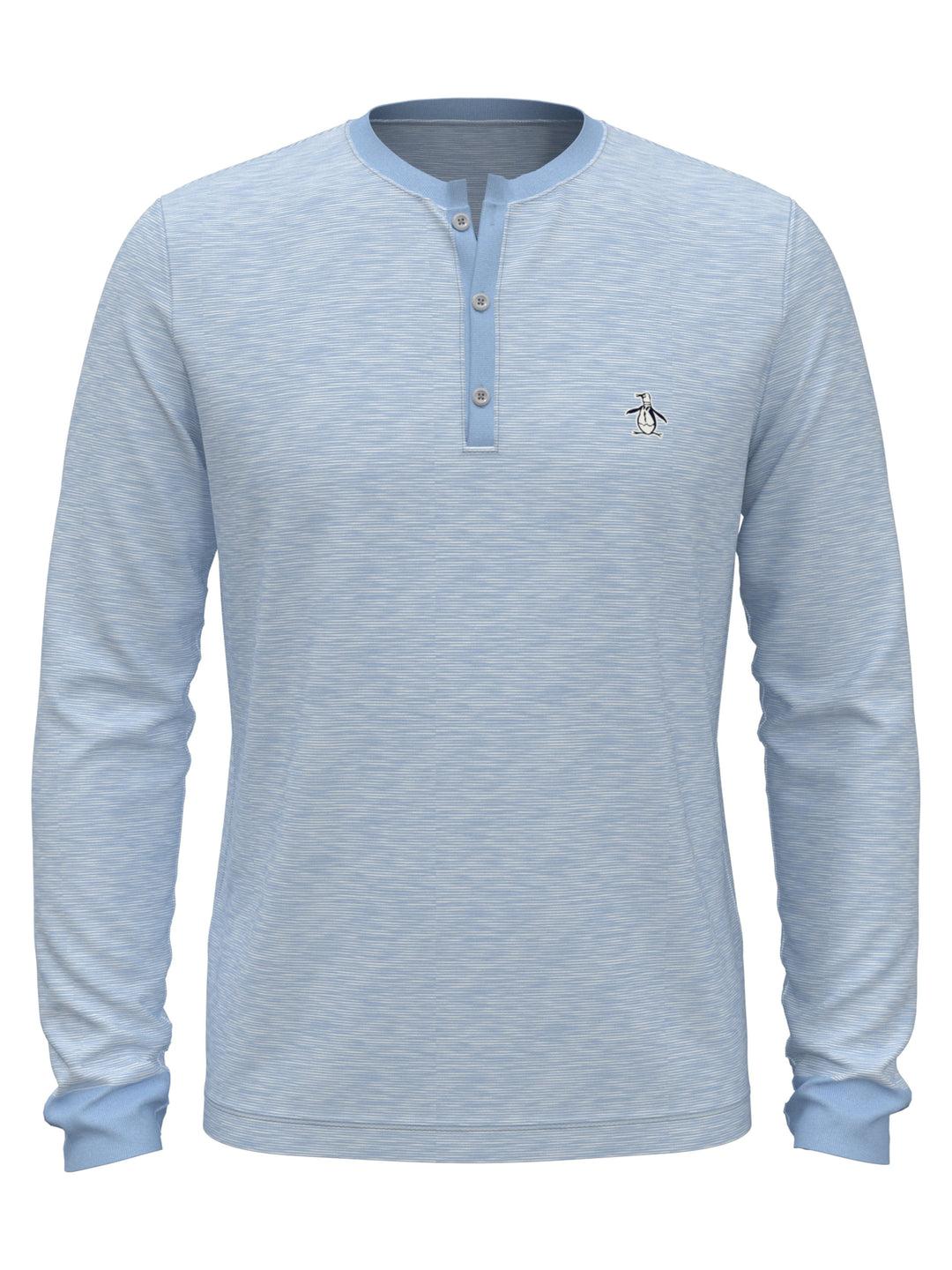 Men's Heathered Henley Golf Sweater