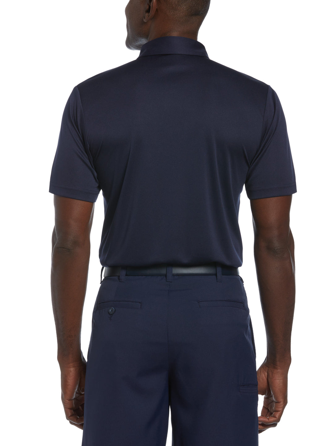 Men's High Contrast Stripe Golf Polo