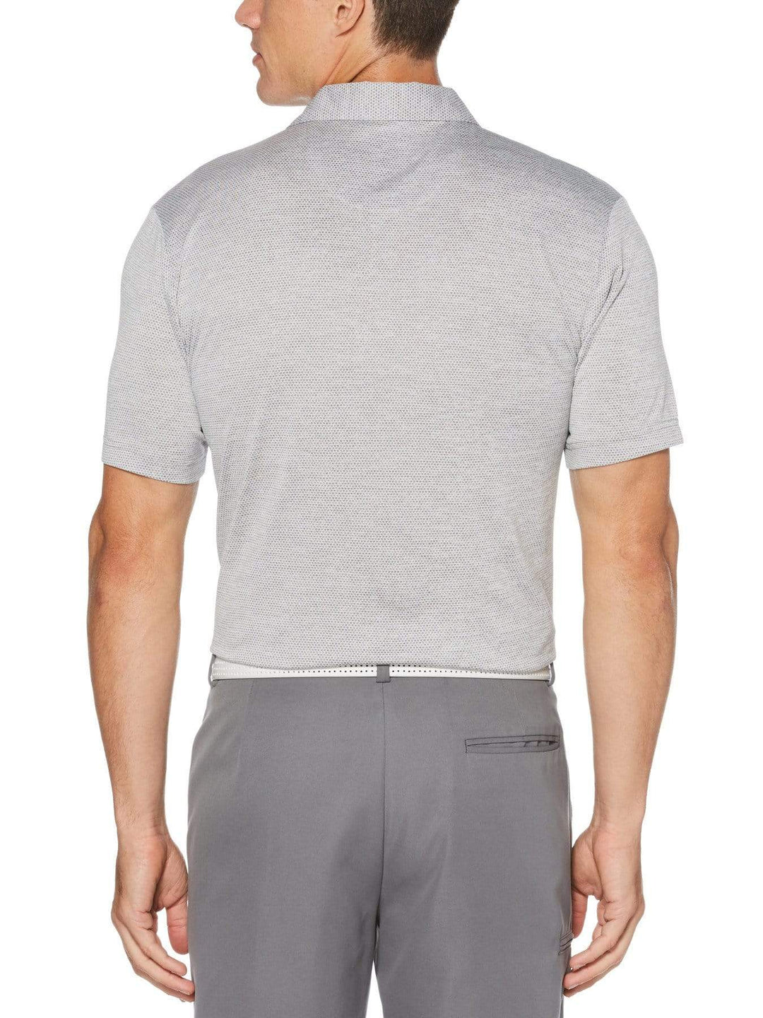 Men's Jacquard Short Sleeve Golf Polo