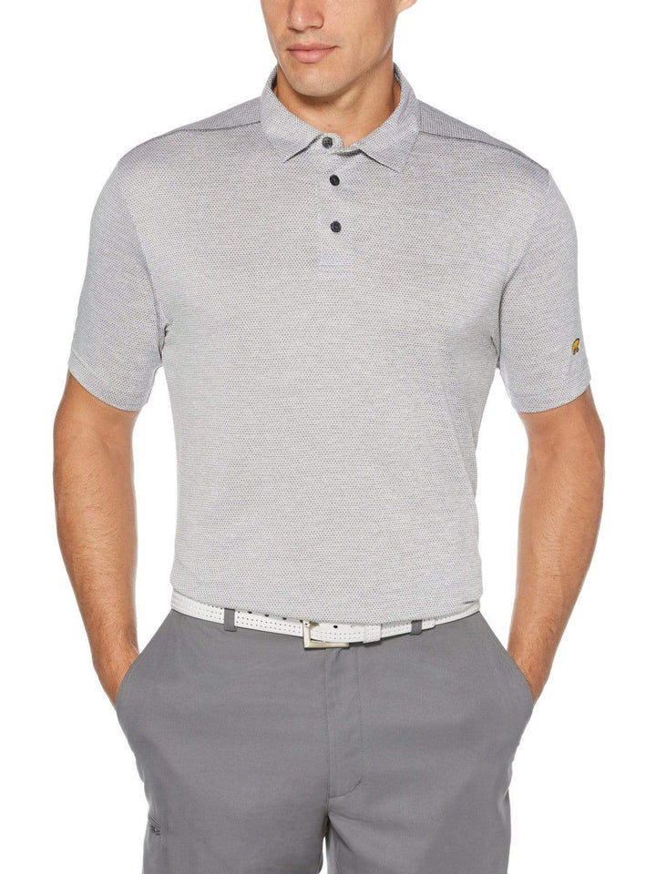 Men's Jacquard Short Sleeve Golf Polo