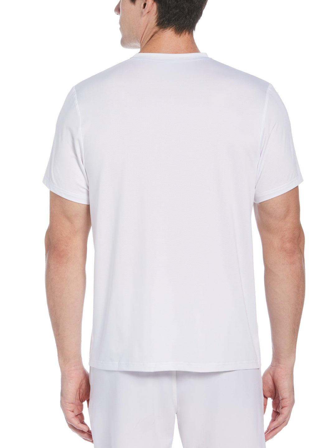 Men's Linear Chest Printed Tennis Tee