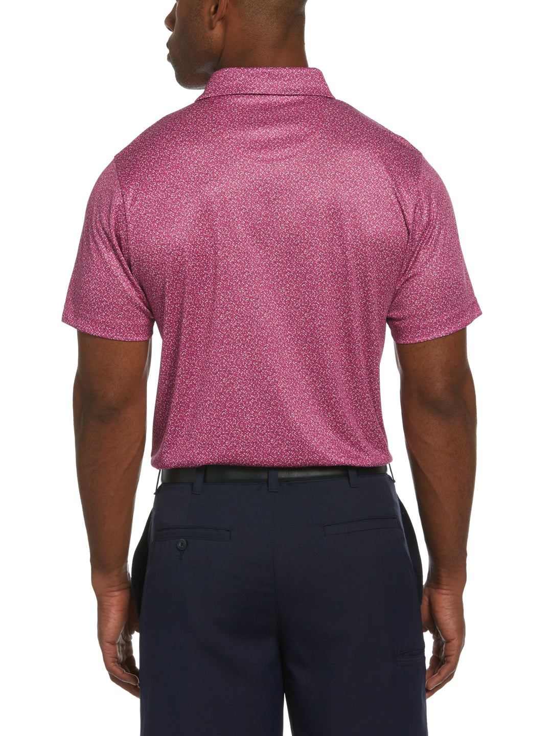 Men's Micro Geo Printed Golf Polo