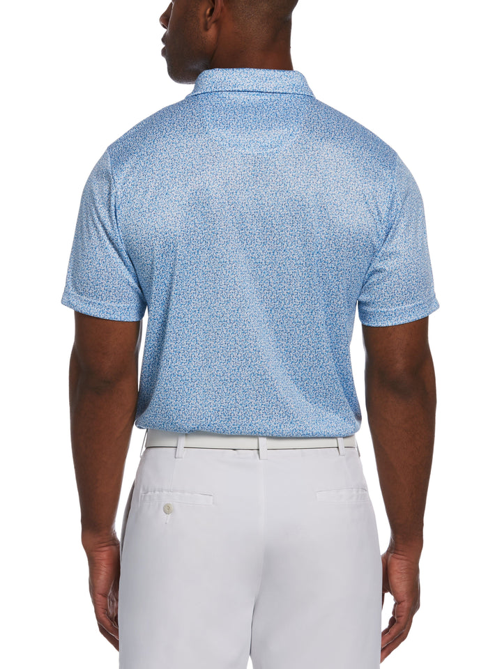 Men's Micro Geo Printed Golf Polo