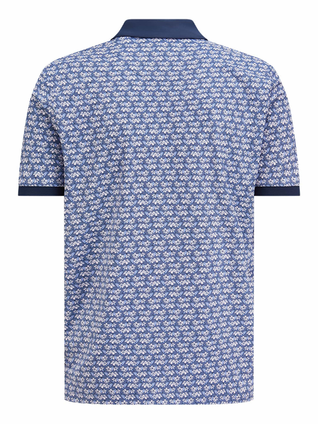 Men's Mini Floral Print Golf Polo