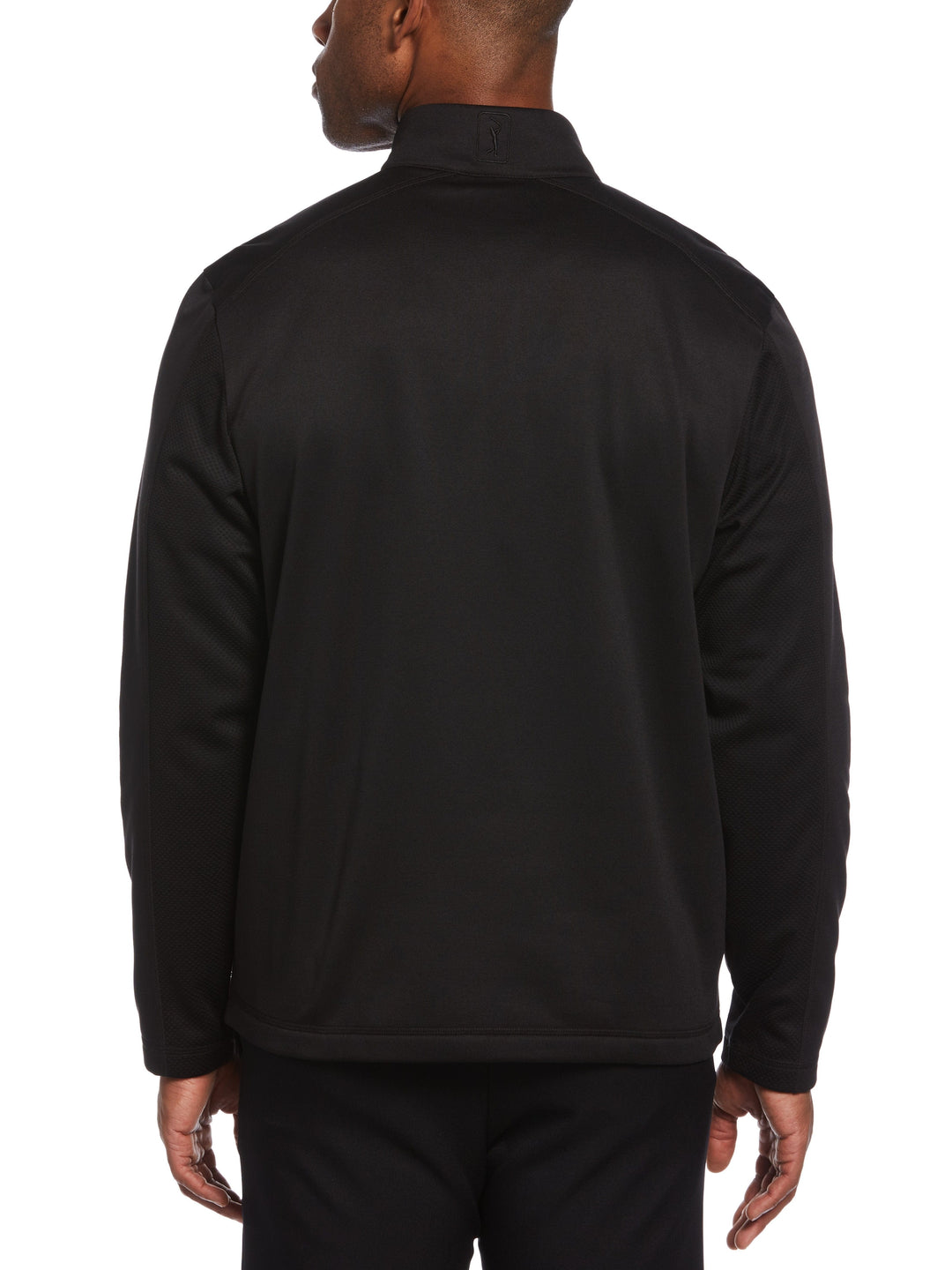 Men's Mixed Texture Fleece Golf Jacket