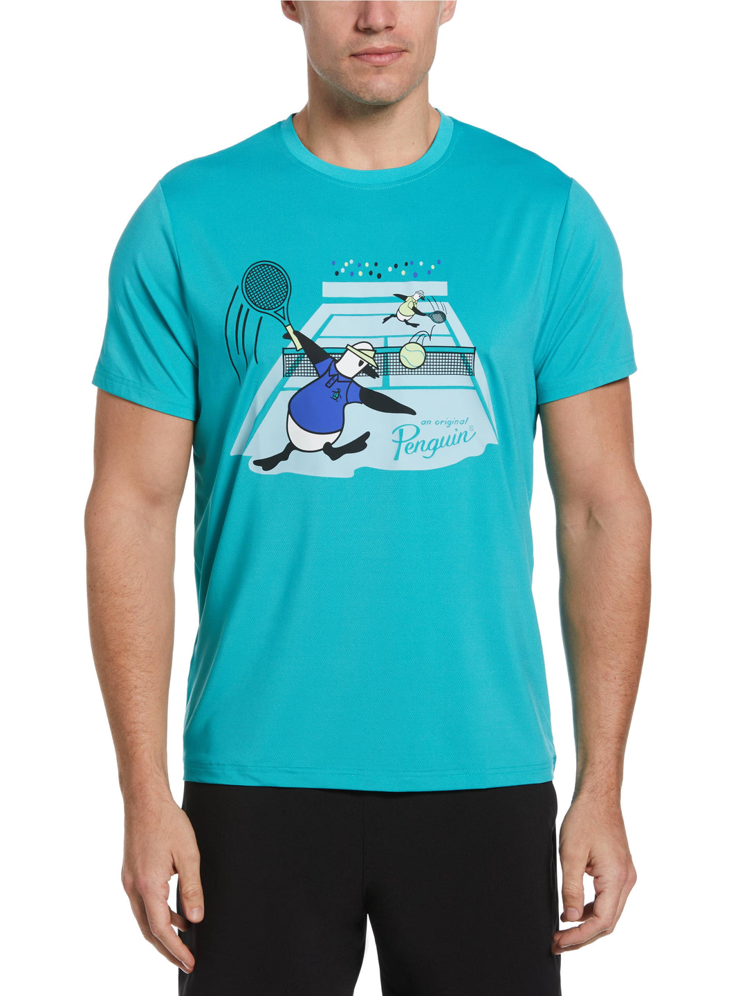 Original Performance Graphic Tennis Tee (Baltic) 