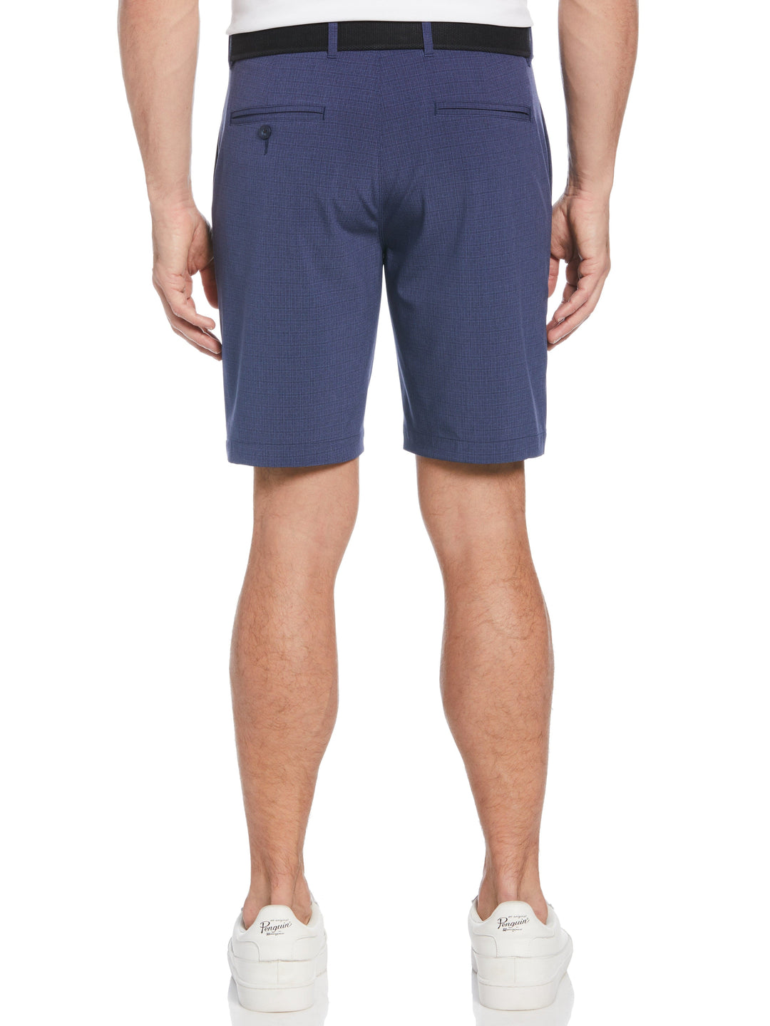 Original Plaid 8" Golf Short (Black Iris) 