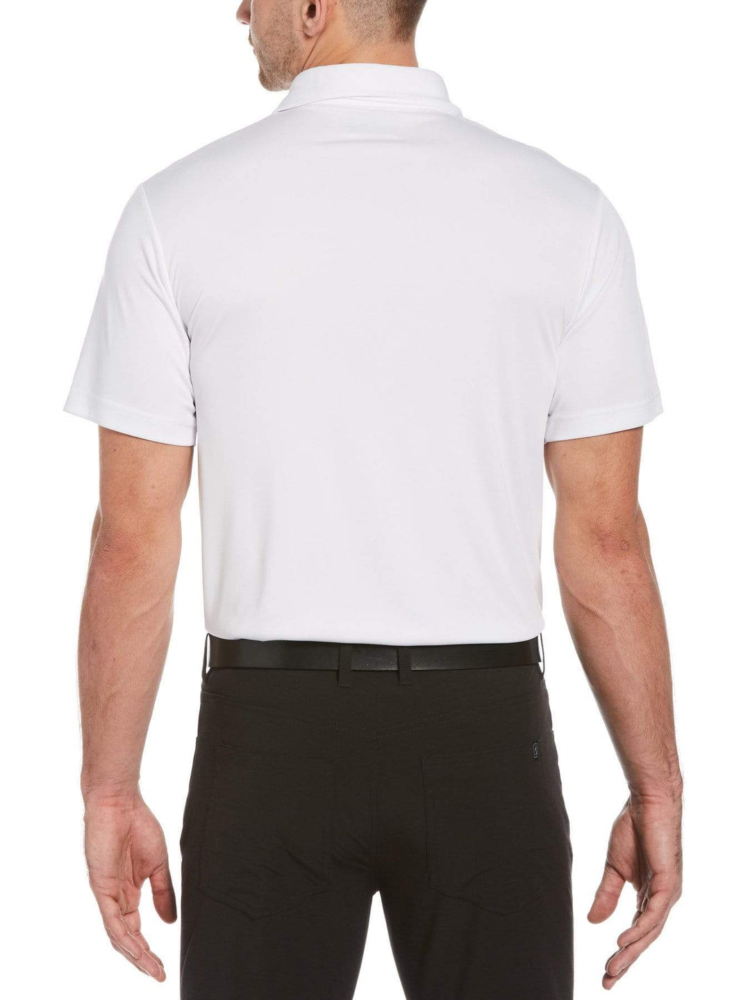 Men's Oversized Plaid Print Golf Polo