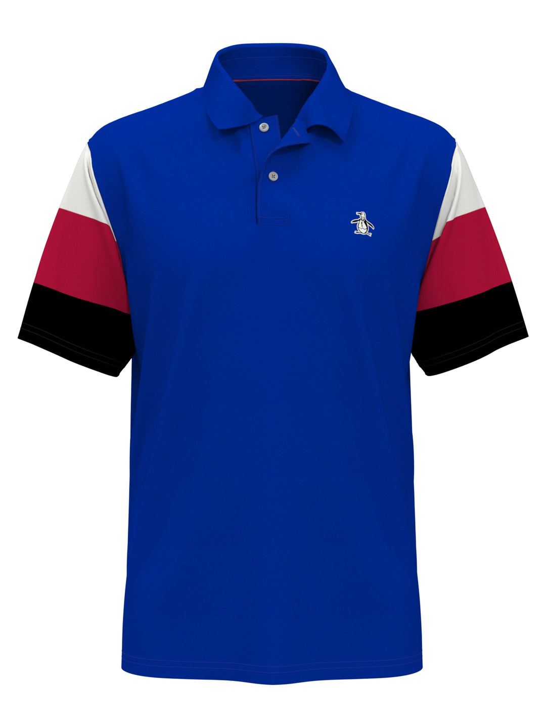 Performance Color Block Polo (Blue Tattoo) 