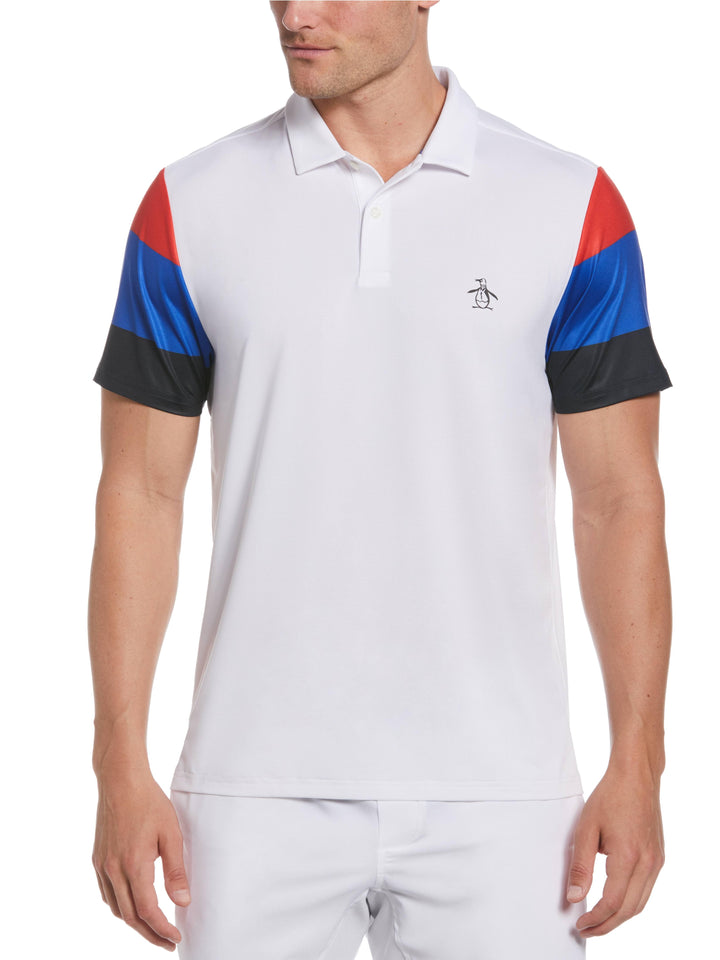 Men's Performance Color Block Polo