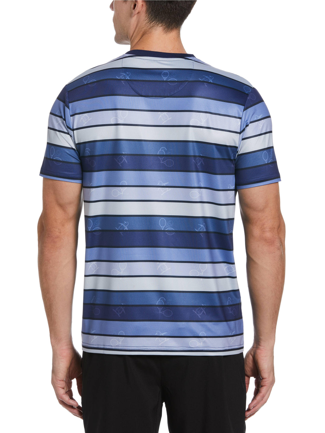 Performance Resort Stripe Tennis Tee (Astral Night) 