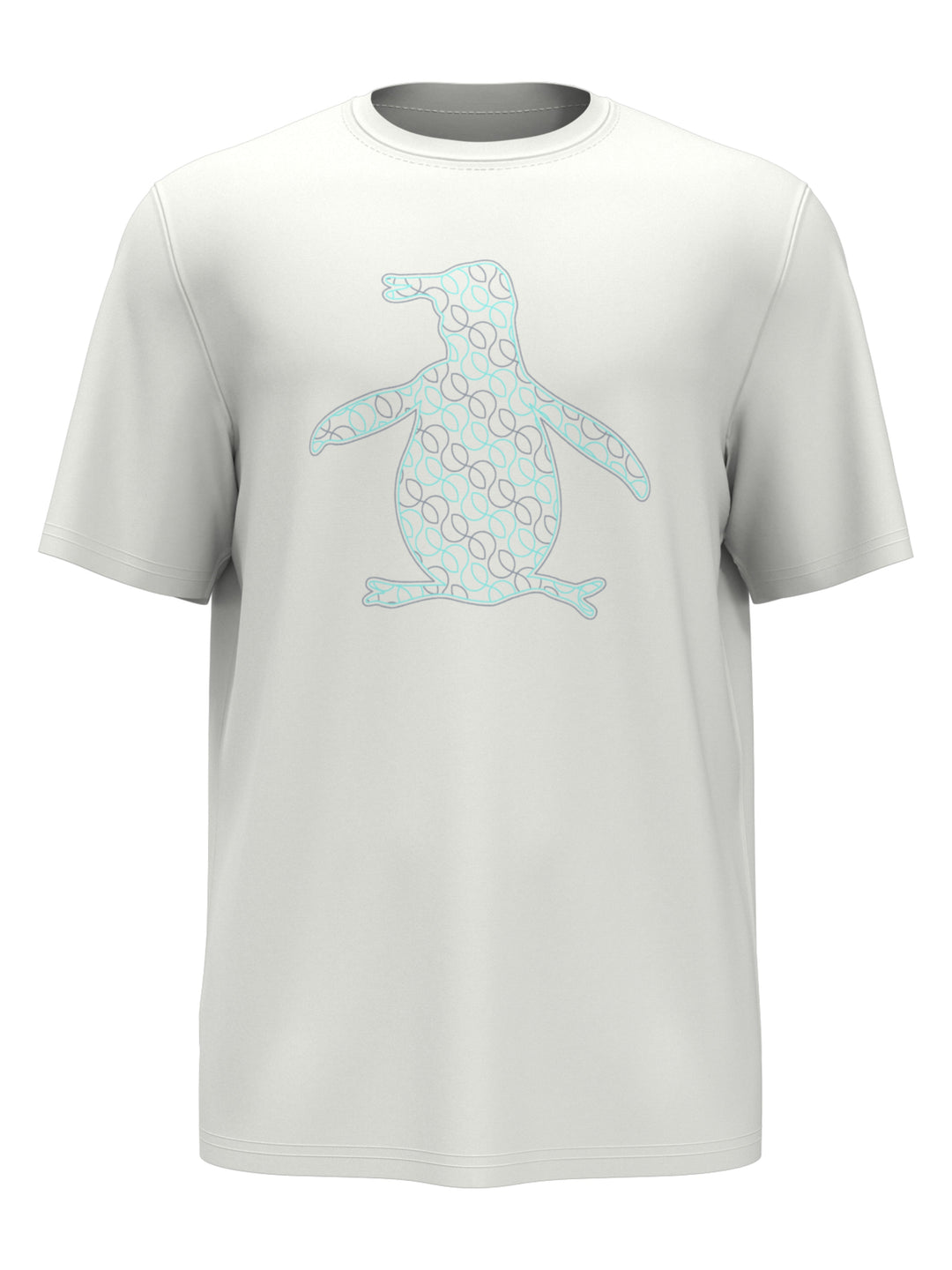 Pete Peformance Printed Tennis Tee (Bright White) 