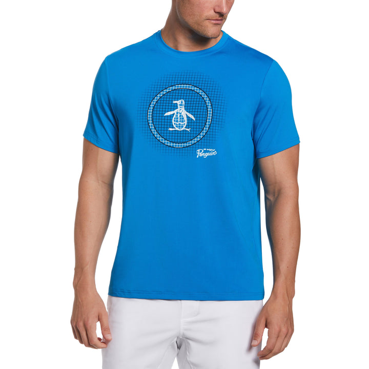Pete Printed Performance Tennis T-Shirt (Cloisonne) 