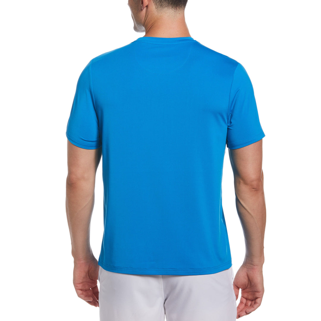 Pete Printed Performance Tennis T-Shirt (Cloisonne) 