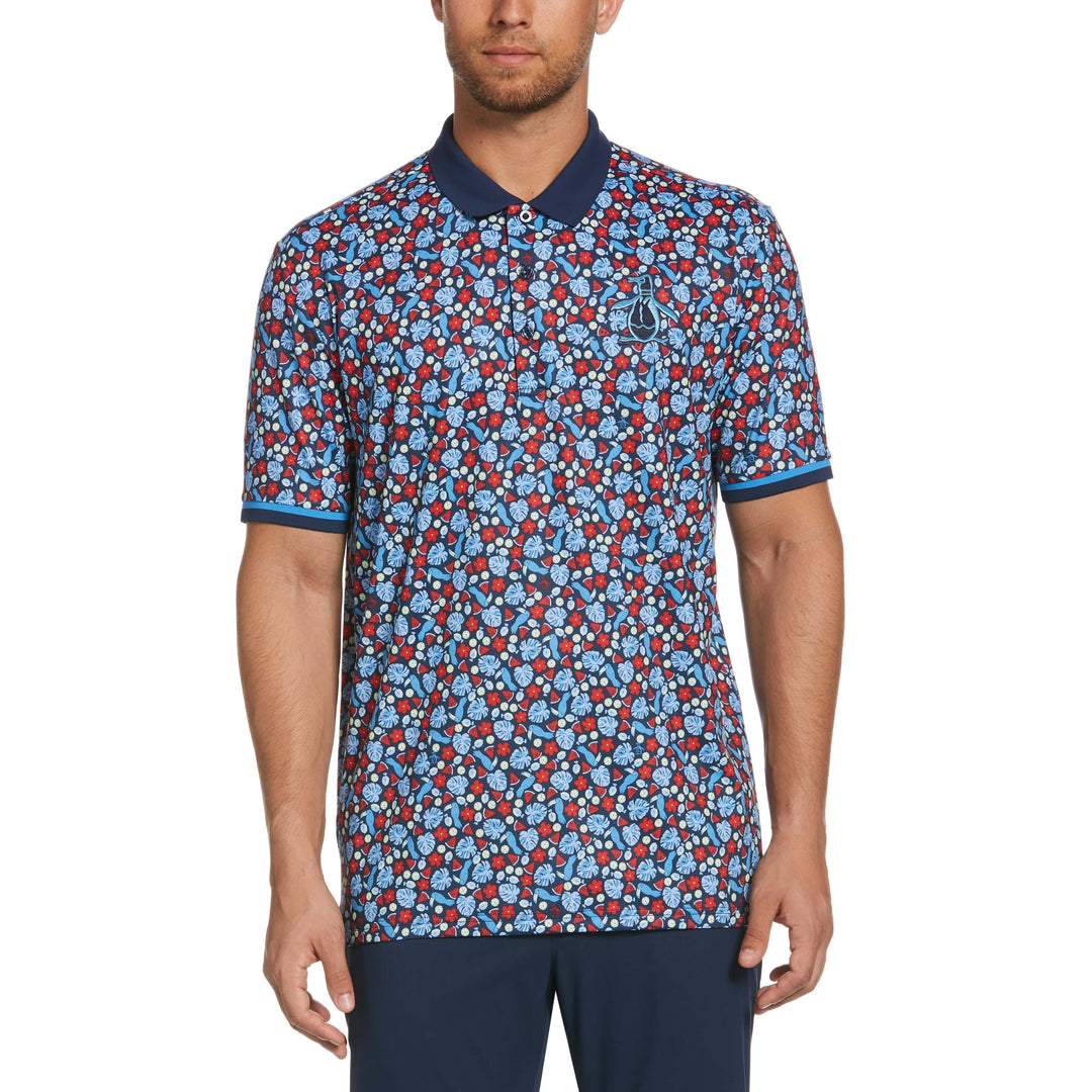 Pete in Paradise Golf Polo - Cameron Smith Edition (Black Iris) 