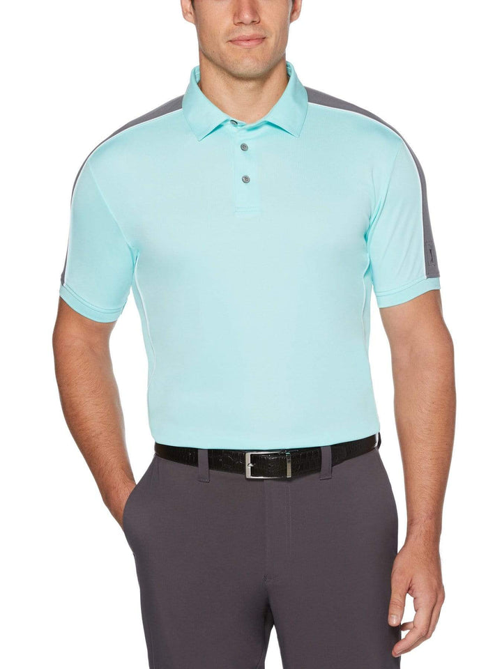 Men's Pieced Polo with Piping