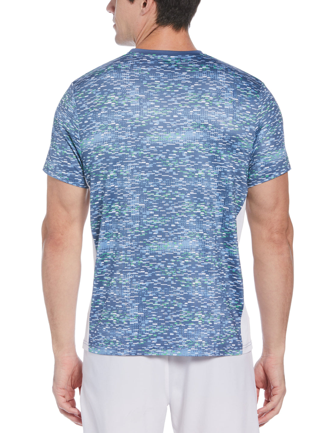 Men's Pieced Printed Tennis Tee