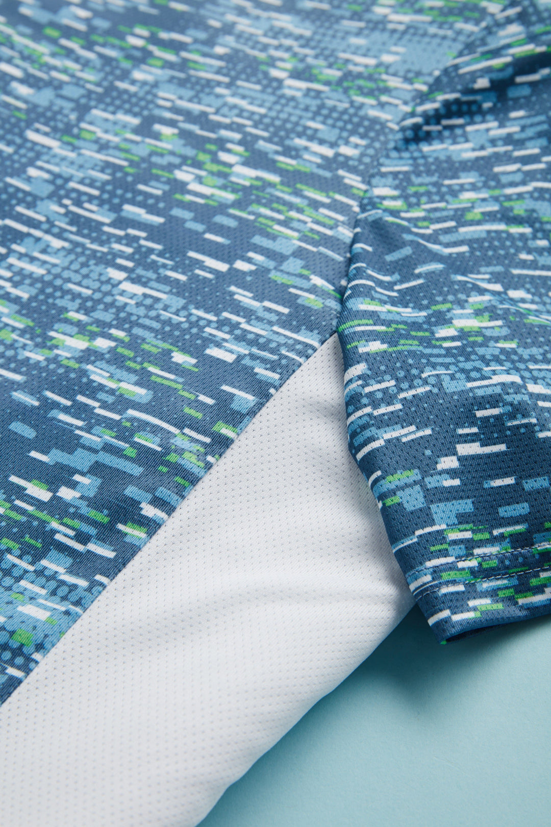 Men's Pieced Printed Tennis Tee
