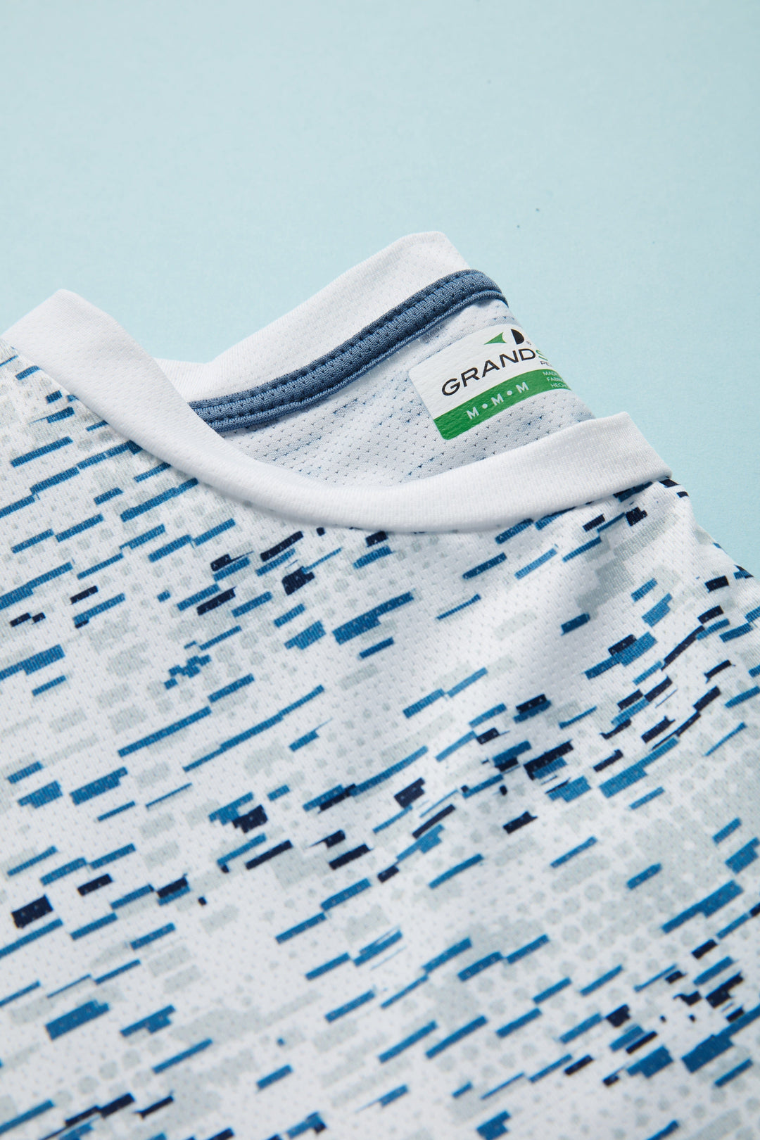 Men's Pieced Printed Tennis Tee