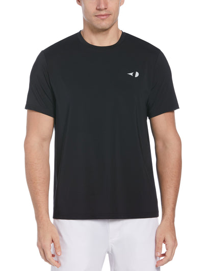 Pin Hole Mesh Tennis Tee (Caviar) 