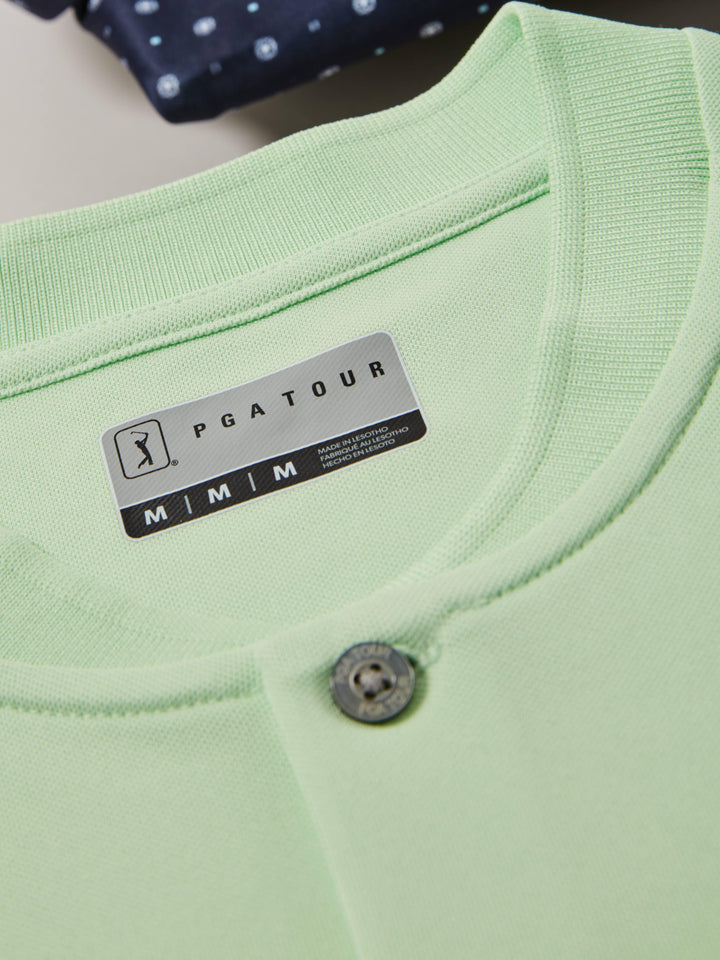 Men's Pique Golf Polo with Casual Collar