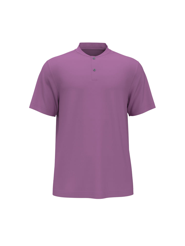 Pique Baseball Collar Golf Polo (First Bloom) 