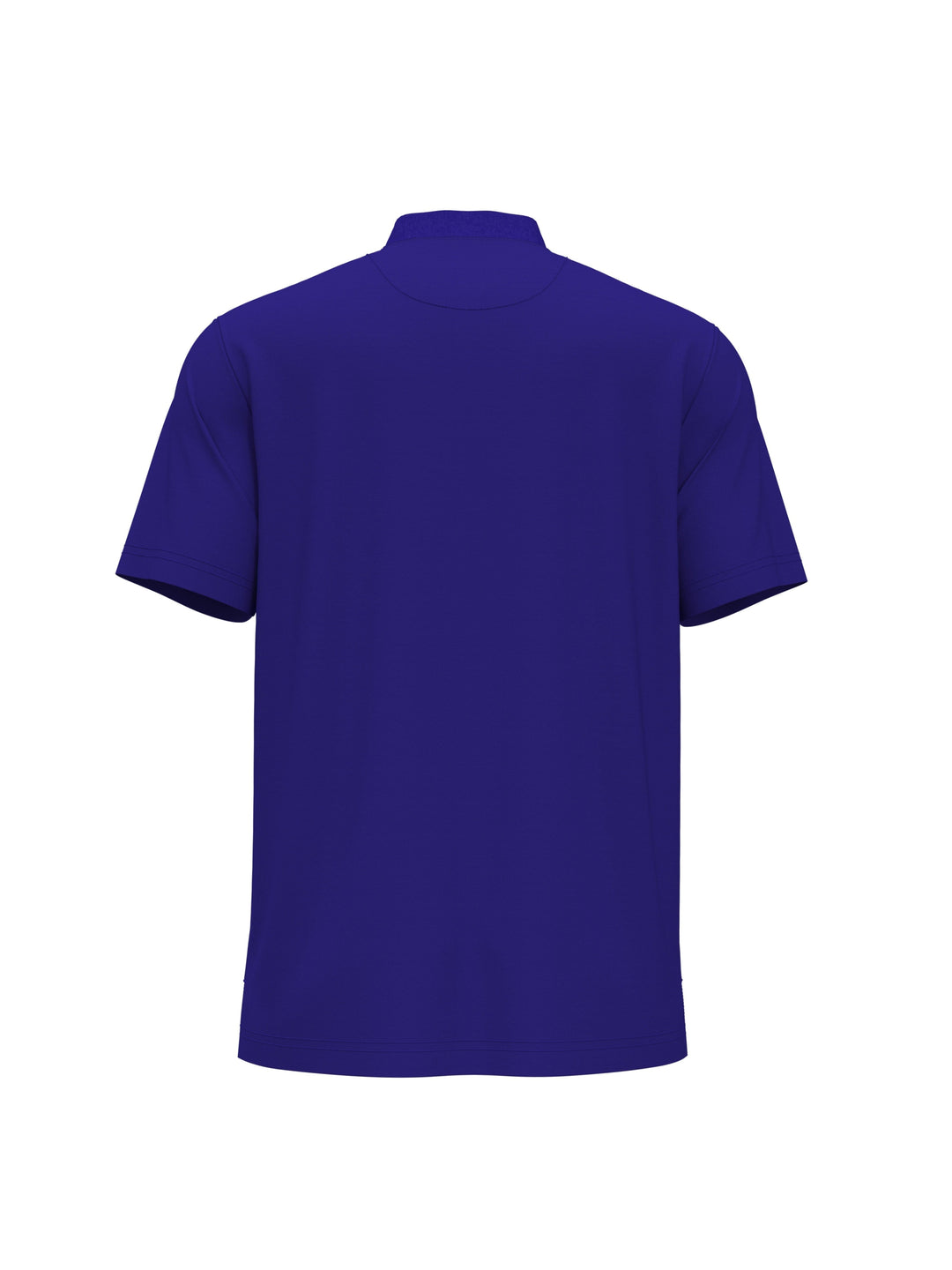 Pique Baseball Collar Golf Polo (Dazzling Blue) 