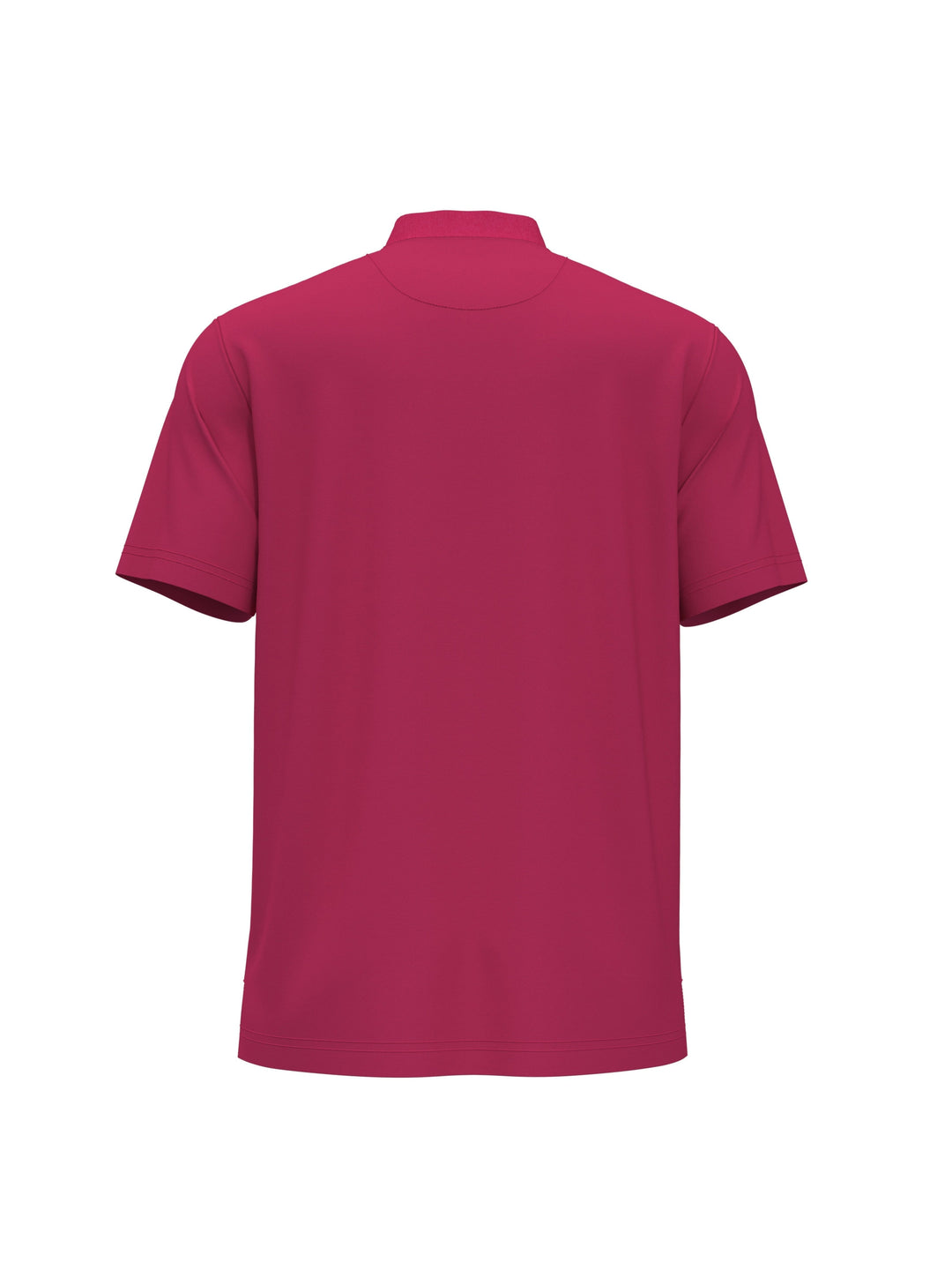 Pique Baseball Collar Golf Polo (Bossy Pink) 