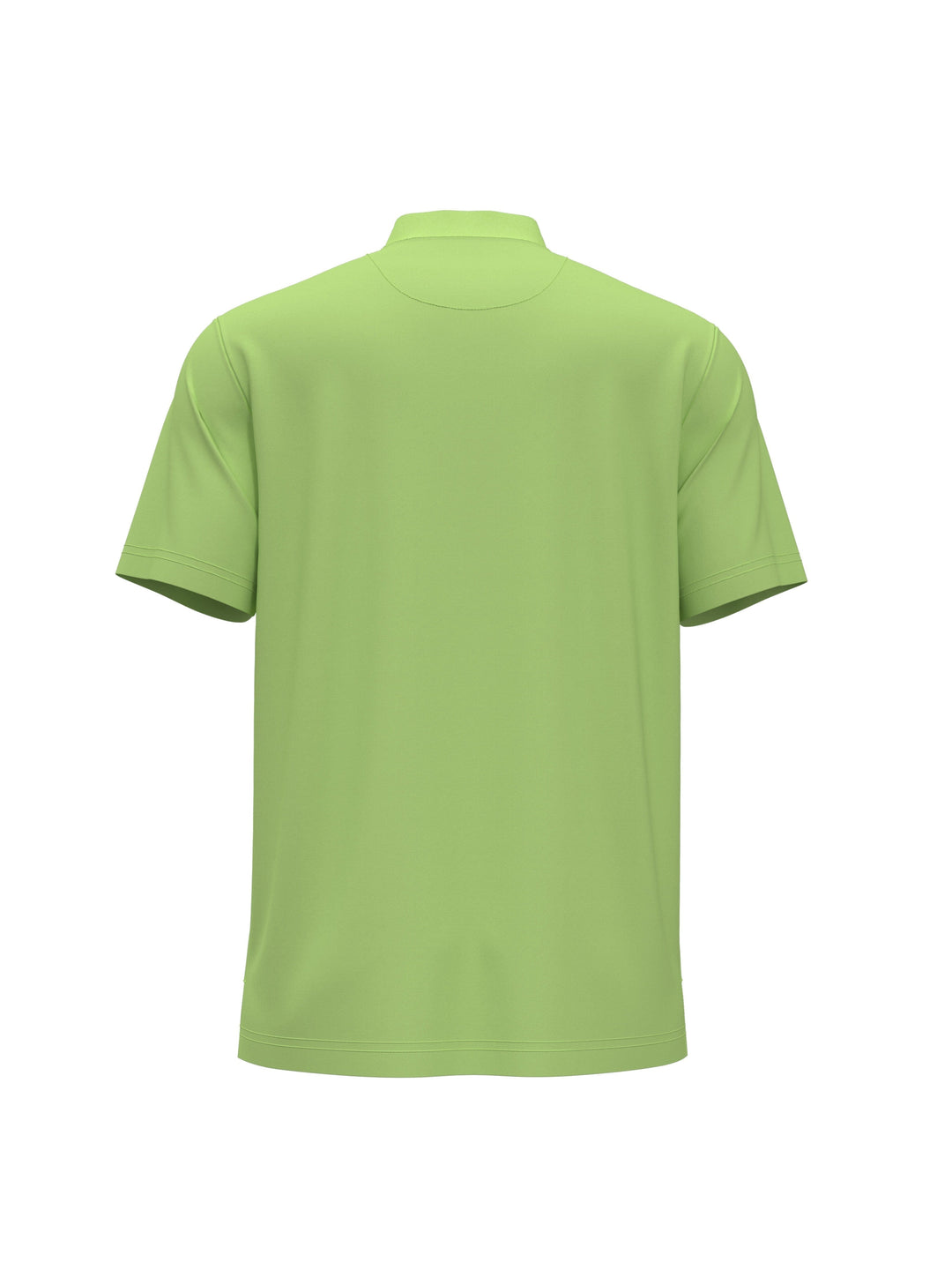 Pique Baseball Collar Golf Polo (Tomatillo) 