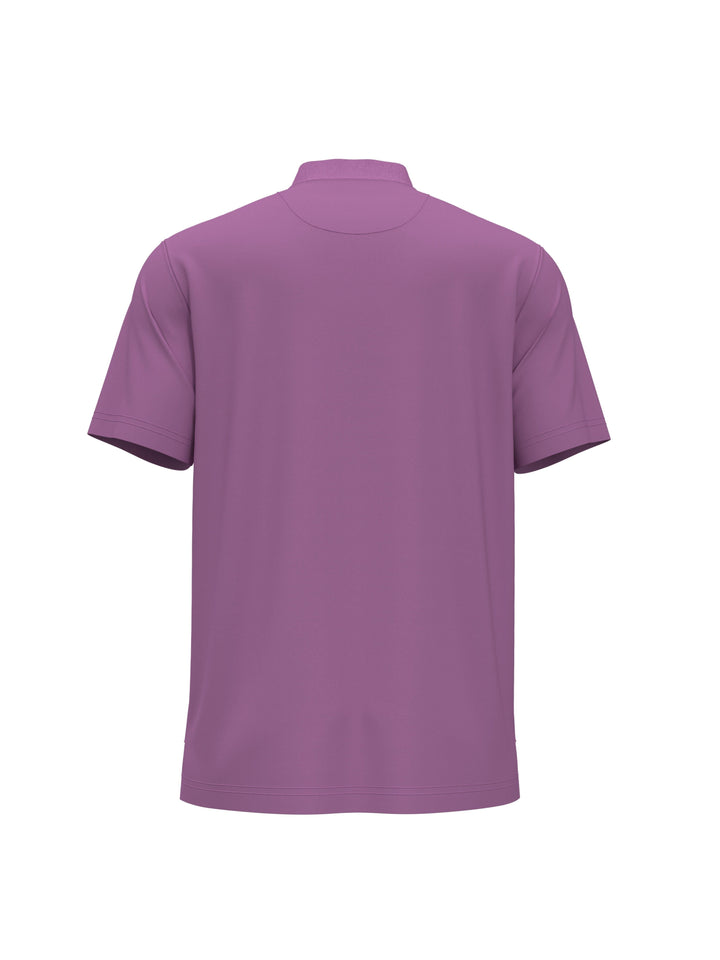 Pique Baseball Collar Golf Polo (First Bloom) 