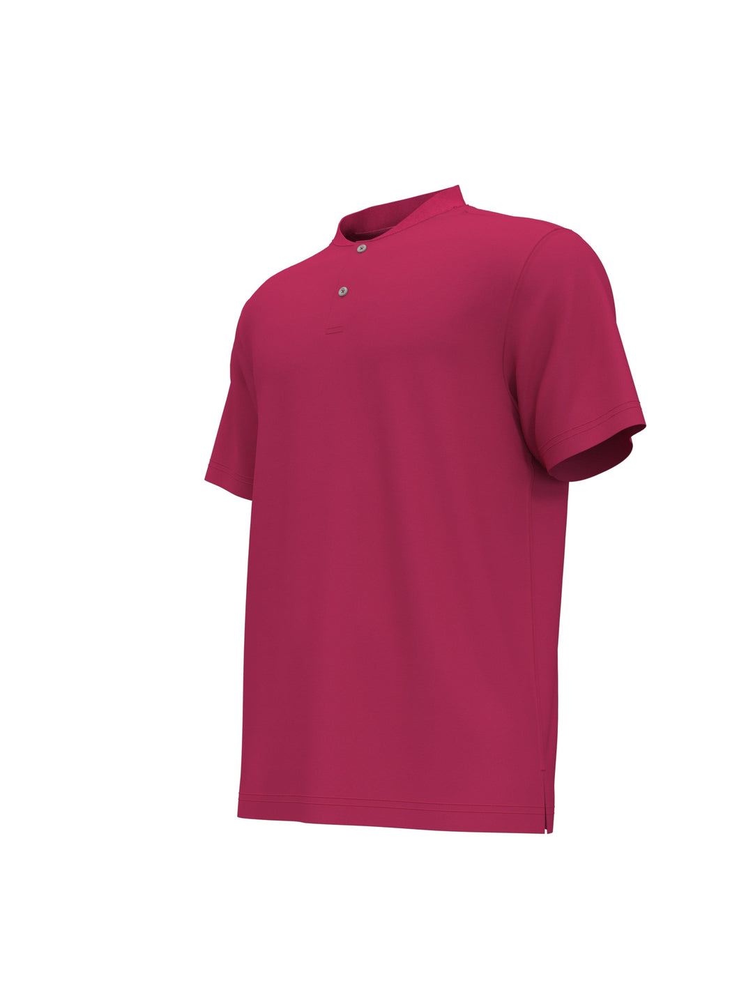 Pique Baseball Collar Golf Polo (Bossy Pink) 