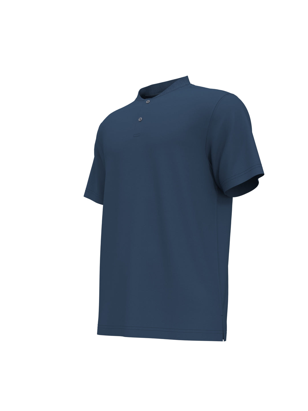 Pique Baseball Collar Golf Polo (Real Teal) 