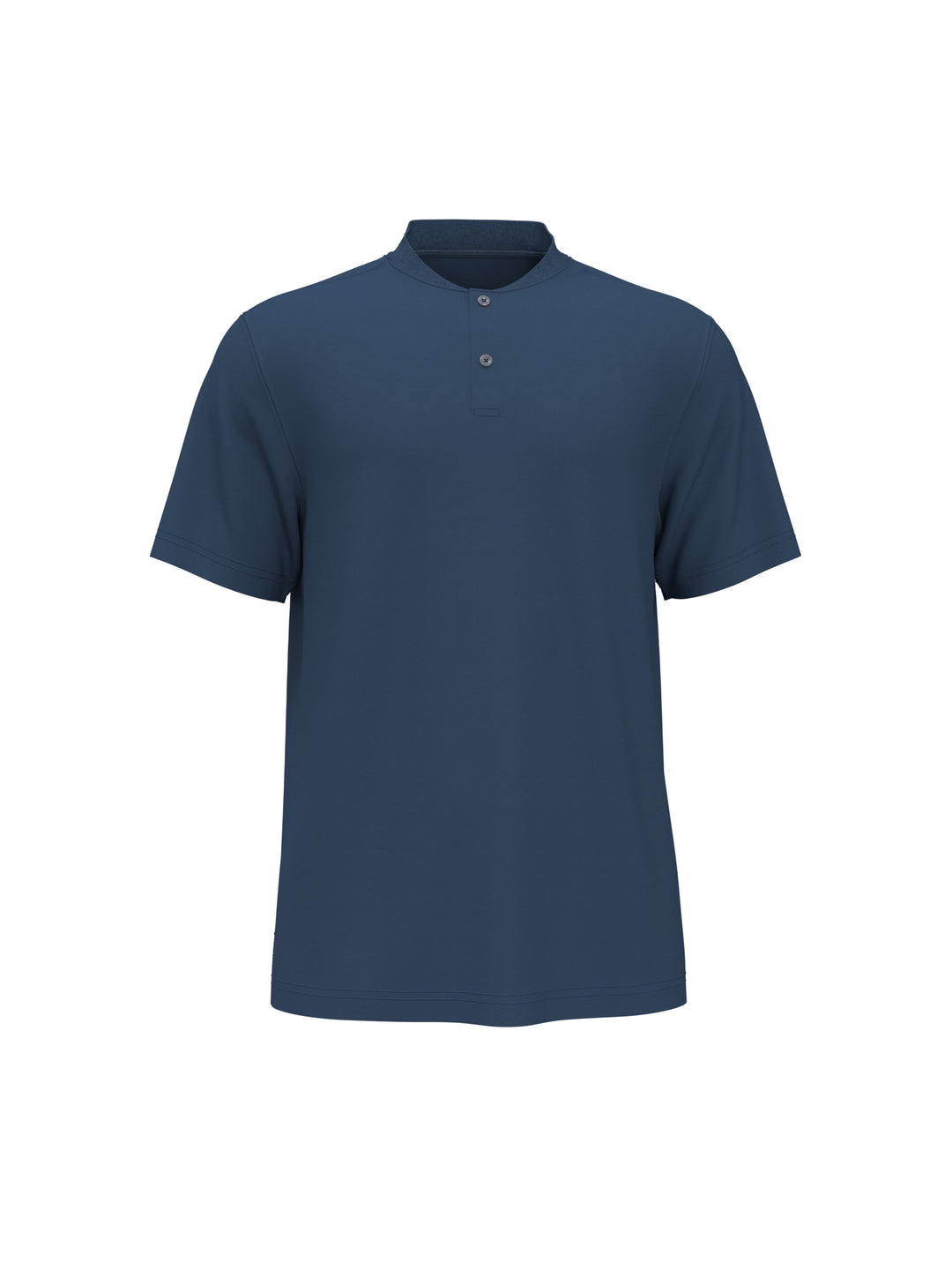 Pique Baseball Collar Golf Polo (Real Teal) 