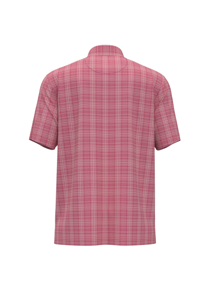 Plaid Golf Polo (Bossy Pink) 