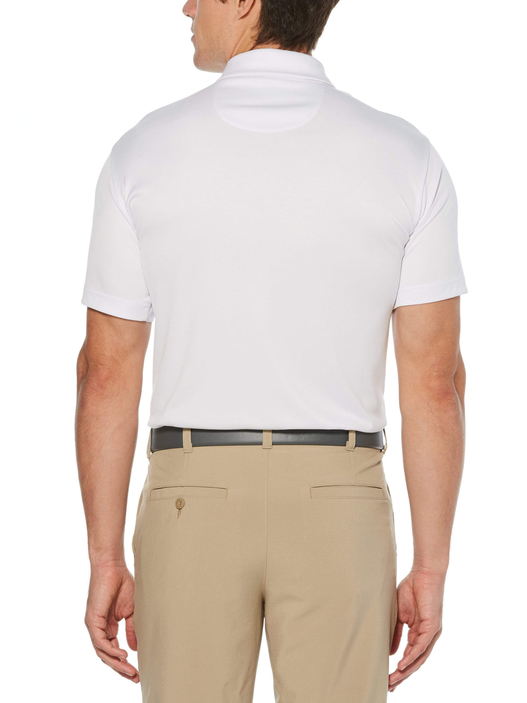 Men's Printed Asymmetrical Polo