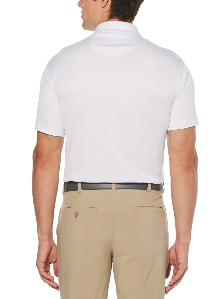 Men's Printed Asymmetrical Polo