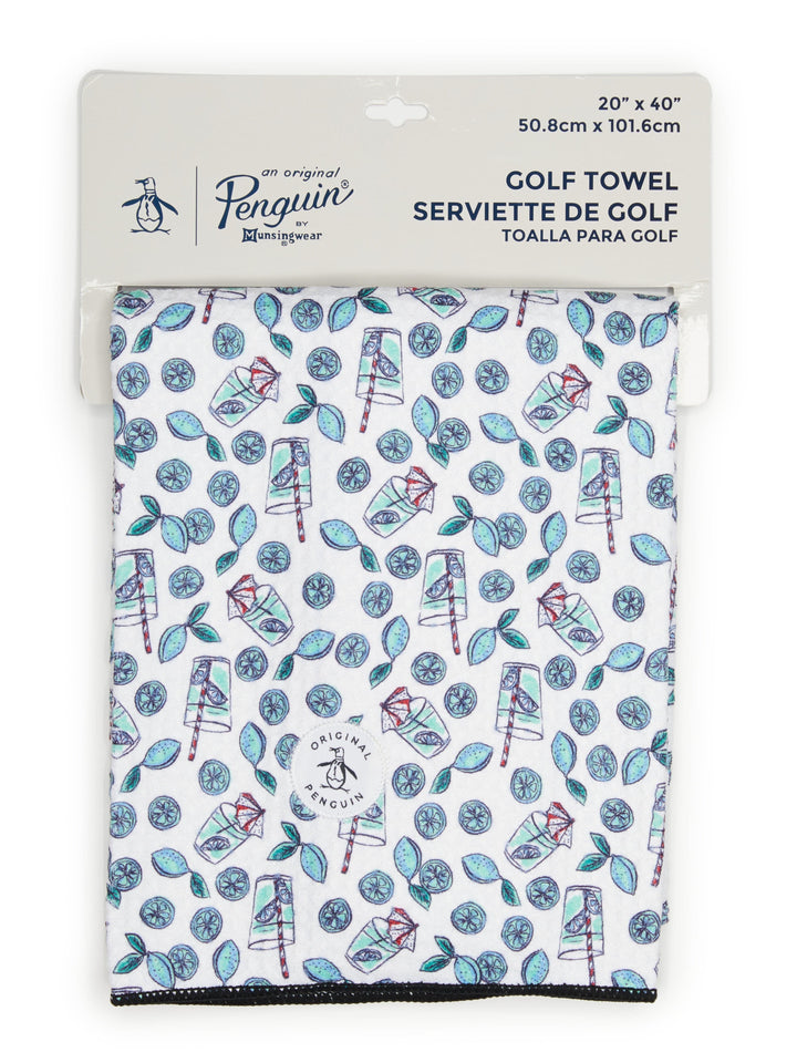 Men's Printed Golf Towel