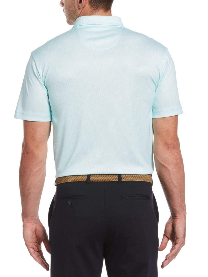 Men's Printed Mini Gingham Polo