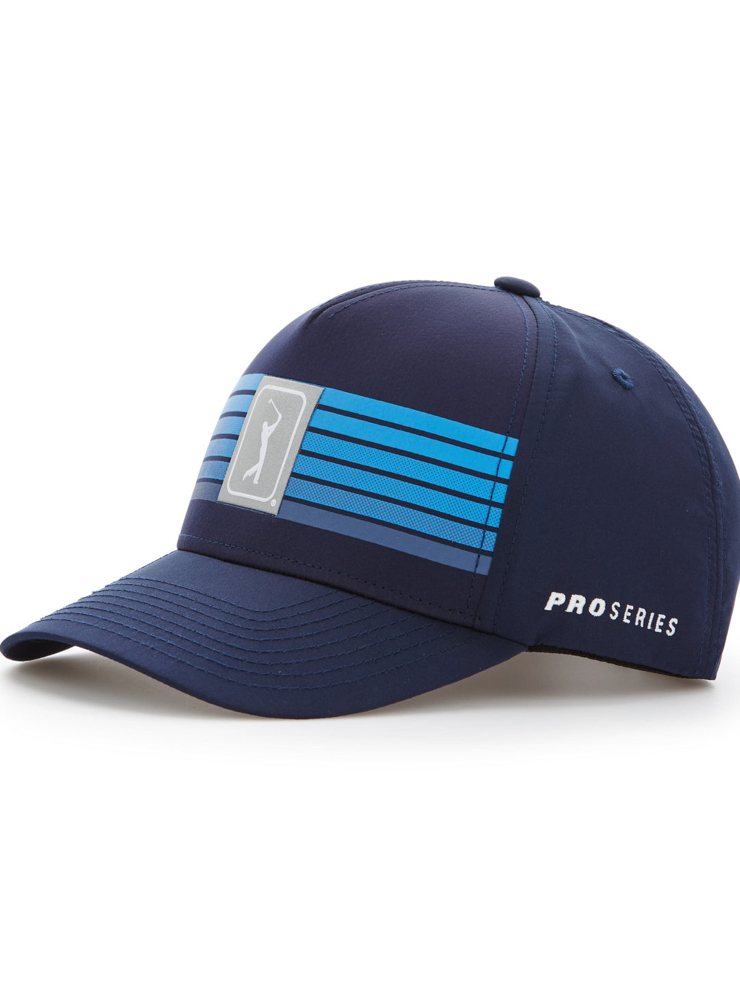Men's Printed Stripe Golf Cap