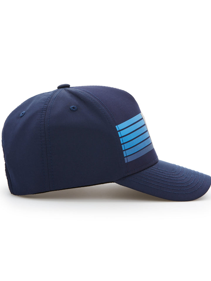 Men's Printed Stripe Golf Cap