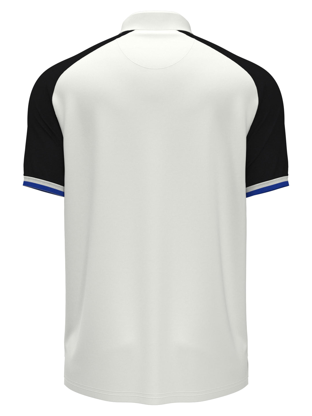 Raglan Color Block Golf Polo (Bright White) 
