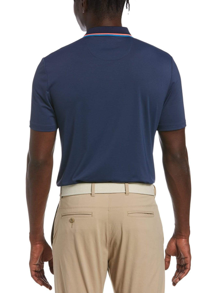 Men's Resort Chest Print Golf Polo