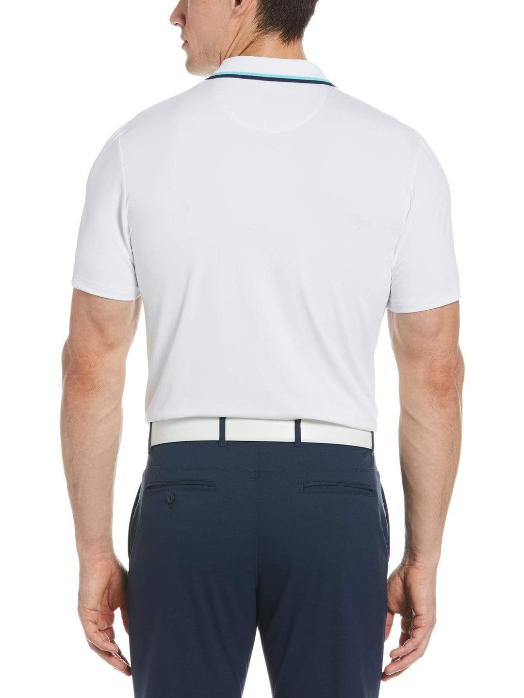 Men's Resort Chest Print Golf Polo
