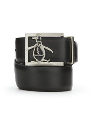 Men's Reversible Leather Belt with Pete Buckle