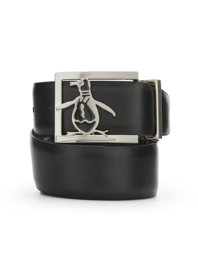 Men's Reversible Leather Belt with Pete Buckle