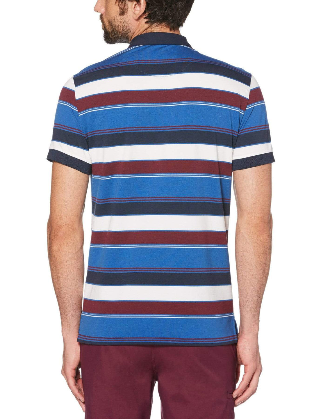 Men's Roadmap Stripe Golf Polo