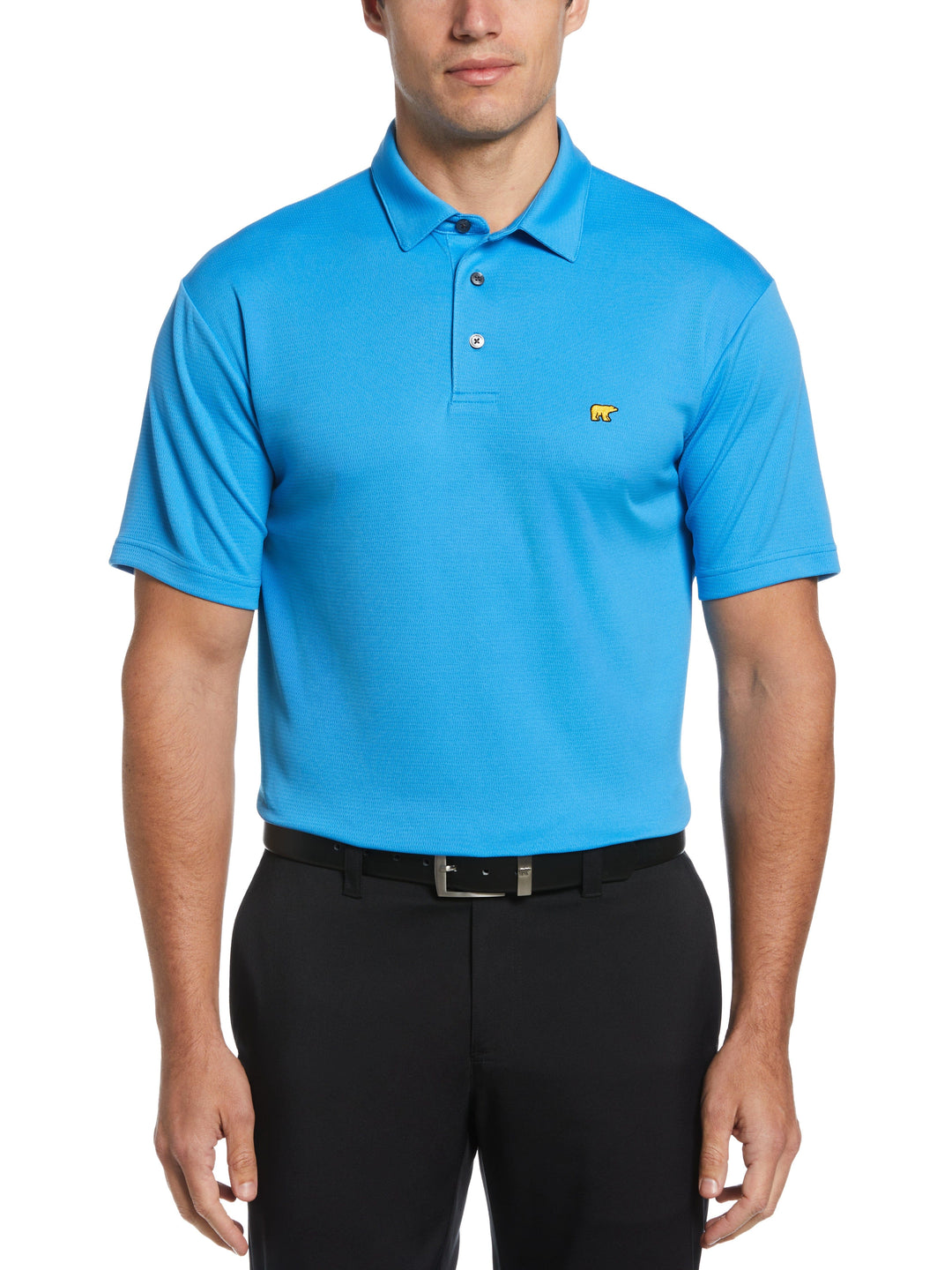 Solid Textured Golf Polo (Blithe) 