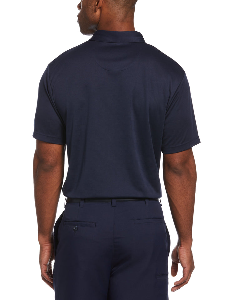 Solid Textured Golf Polo (Classic Navy) 