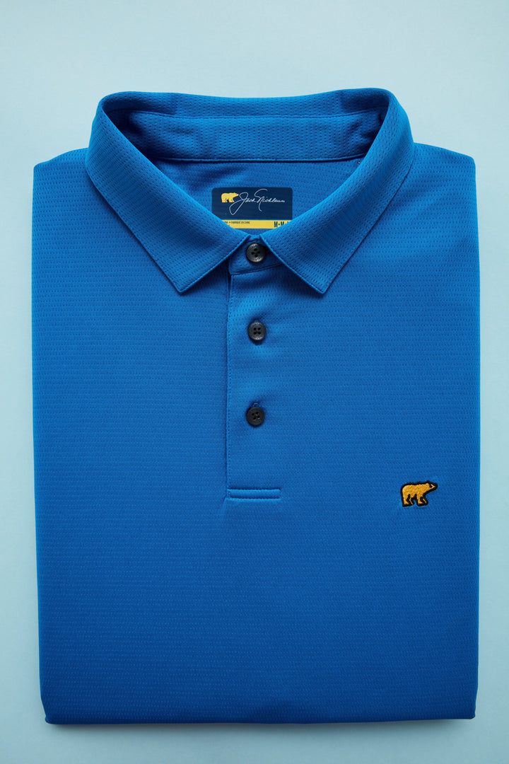Men's Solid Textured Golf Polo