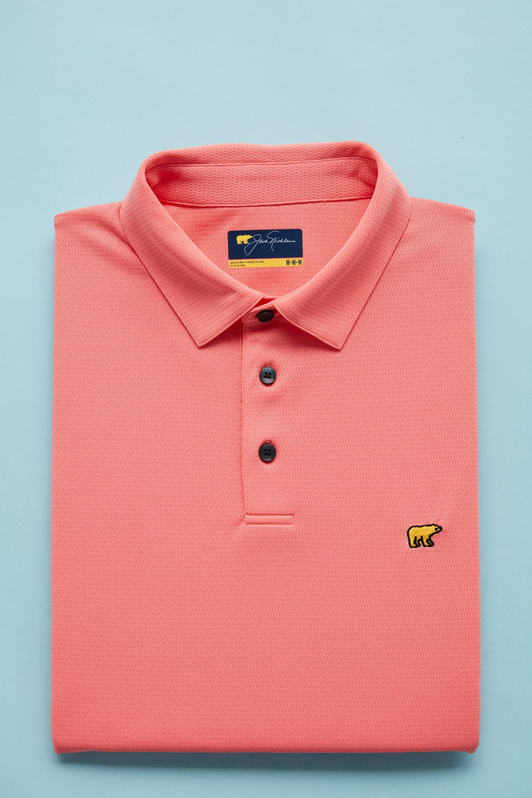 Men's Solid Textured Golf Polo